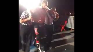 Sami Zayn after His match with Braun Strowman ●WWE RapidCity  Clip