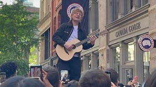 Ed Sheeran singing live in NYC!!! Boat/Perfect/Eyes Closed, May 5,2023