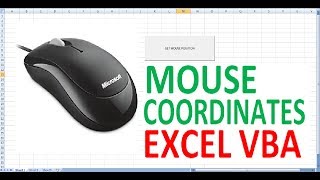 Mouse Coordinates Excel VBA MsgBox