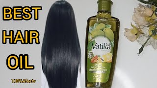 VATIKA NATURAL OLIVE ENRICHED HAIR OIL|| Fast Hair Growth Oil Healthy Hair Best Way To Use At Home