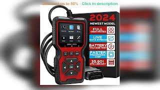 OBD2 Scanner Live Data Professional Mechanic OBDII Diagnostic Code Reader Tool for Check Engine L