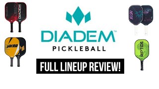 Diadem Pickleball Paddle Full Lineup Review