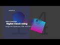 Make an Awesome Glassmorphism Digital Clock using HTML, CSS and a bit of Javascript !!