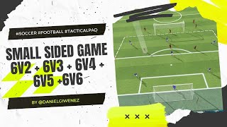 💡⚽️ Small Sided Game - 6v2 + 6v3 + 6v4 + 6v5 + 6v6