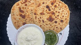 23 November 2024 Raate Dina Re  Aloo Paratha ।￼ green Chutney Songe।￼