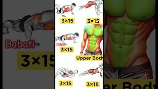 Abs chest and upper body workout plan #fitness #workout #gym #training #health #exercise