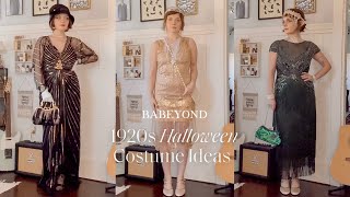 BABEYOND | 1920s Vintage Halloween Outfits Try-On Haul with thegirlyghoul