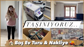 TAŞINIYORUZ.. YENİ EV - Boş Ev Turu - Taşınma Süreci