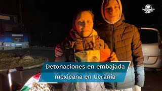 "Hay toque de queda"; Ebrard informa de la residencia de México en Ucrania