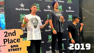 Matt Ray X Games 2nd place run -BMX street 2019