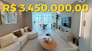 Apartamento mobiliado e decorado no Edifício Cartagena Residence, na Barra Sul de Balneário Camboriú