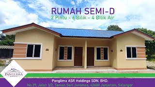 Projek Rumah Semi-D, di Pulau Indah