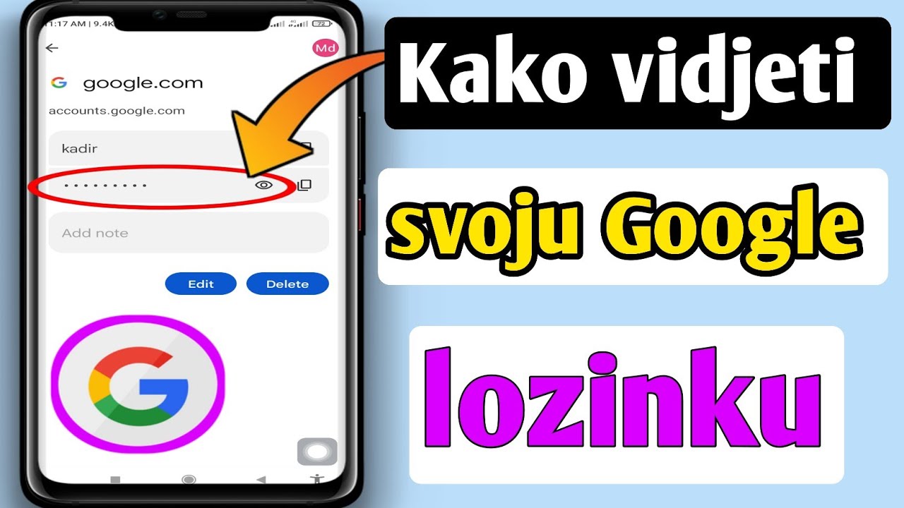 Kako Vidjeti Svoju Google Lozinku Ako Ste Je Zaboravili (2023) - YouTube