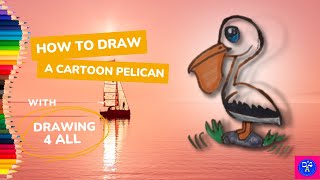 How to Draw a Cartoon Pelican in just minutes