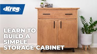 How To Build A Storage Cabinet | Free Woodworking Project Plan
