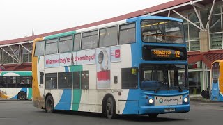 Buses \u0026 Trains in Mansfield January 2025 | Farewell to The Dennis Tridents