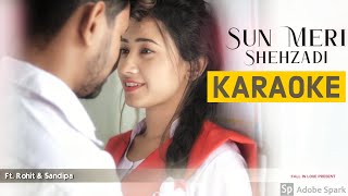 Sun Meri Shehzadi - Karaoke With Lyrics || Tiktok Viral Song || Saaton Janam Mein Tere | BasserMusic