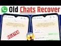 How to Recover/Restore Whatsapp Chats 2024 | How to Recover old Whatsapp Deleted Messages