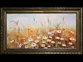 pampas grass flowers and wheat rustic farmhouse vintage oil painting framed art screensaver tv