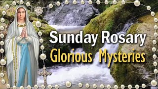 Sunday Rosary🌻 Glorious Mysteries of the Holy Rosary of the Blessed Virgin Mary, Scenic, Fall Leaves