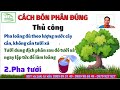 kỹ thuật sử dụng phân bón cho cây trồng đúng và hiệu quả cao chọn đúng phân bón đúng cách