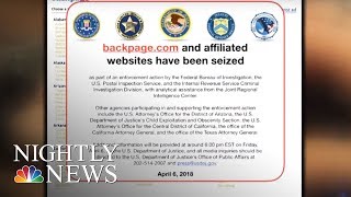 Classifieds Site Backpage.com Shut Down By FBI | NBC Nightly News