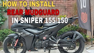 How to Install Malaysian Mud guard in Sniper 150/155