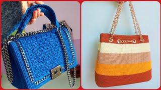 Gorgeous And Attractive Ladies Handmade Crochet Handbag Patterns Crochet Granny Patterns