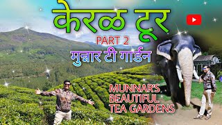 Kerala Tour- Day - 2 - Munnar's Beautiful Tea Gardensll Thekkady Art Forum II Beautiful Nature