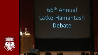 The 66th Annual Latke Hamantash Debate