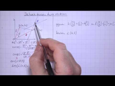 Meetkunde Met Vectoren | De Hoek Tussen Twee Vectoren | Videoplatform ...