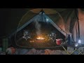 camping in the forest 🏕️🌲 asmr relaxing ambience ⋄ nature 🔥 campfire 🎒 backpack rain