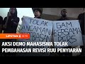 Aksi Demo Mahasiswa di Makassar Tolak Pembahasan Revisi RUU Penyiaran | Liputan 6