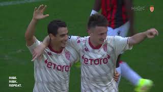 OGC NICE  2-2  AS MONACO (ALEKSANDR GOLOVIN - WISSAM BEN YEDDER) -  LIGUE 1 - 6EME JOURNÉE