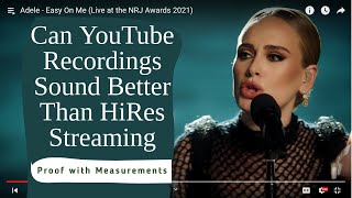 Shocking!!! Can YouTube Content Outshine Qobuz and Tidal???  Let's look at some measurements...