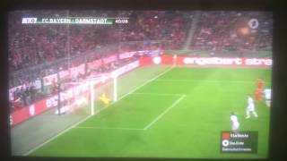 Xabi Alonso Amazing Goal / Xabi Alonso Traumtor FC Bayern Munich vs SV Darmstadt 98 1:0