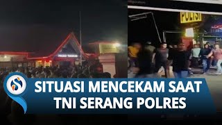 Situasi Mencekam! Puluhan Diduga Anggota TNI Serang Mako Polres Tarakan, Apa Pemicunya?