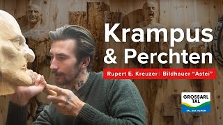 Großarltal persönlich: 😈 Krampus \u0026 Perchten von Bildhauer Rupert E. Kreuzer