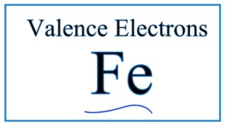 Valence Electrons for Fe (Iron)