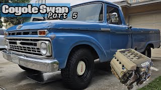 1965 F100 Coyote Swap Headers and Cooling