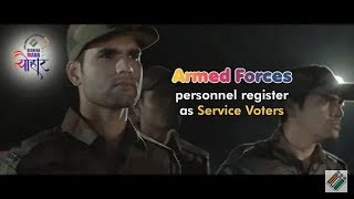 Armed Forces personnel register as Service Voters