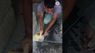 അപാര ധൈര്യം....ഗ്രാനൈറ്റ് കട്ടിങ്😱Amazing granite cutting# skilled labour