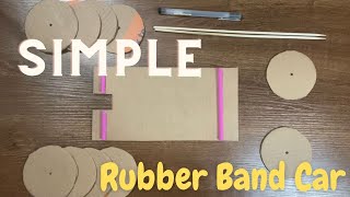 How to Make Rubber Band Car (Simple and Easy)