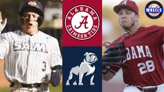 #13 Alabama vs Samford Highlights | 2024 College Baseball Highlights