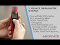 How to use the Advocate Contactless Infrared Thermometer