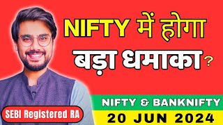 Nifty and BankNifty Prediction Thursday Expiry, 20 Jun 2024|  Hero Zero Strategy | Rishi Money