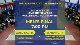 🔴 LIVE | 2nd AIZAWL DAY CELEBRATION INTER WARD VOLLEYBALL TOURNAMENT 2024 MEN'S FINAL 23.2.2024