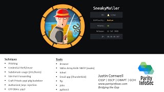 HackTheBox ~ Sneakymailer Walkthrough