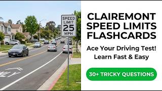 2026 Ohio BMV Permit Test Review Clairemont Speed Limits Flashcards Pass Your Exam Fast