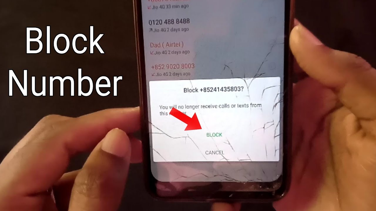 How To Block Mobile Number Permanently || Block Phone Number - YouTube